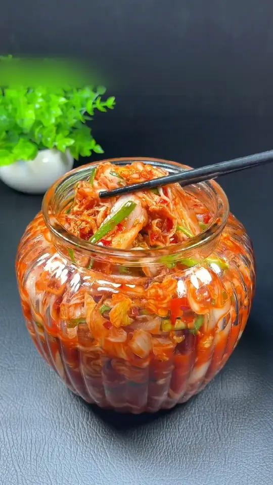 韩式辣白菜，喜欢不要走，做法详细