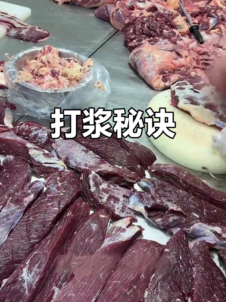 快速与慢速打浆,牛肉丸的Q弹秘密大揭秘!