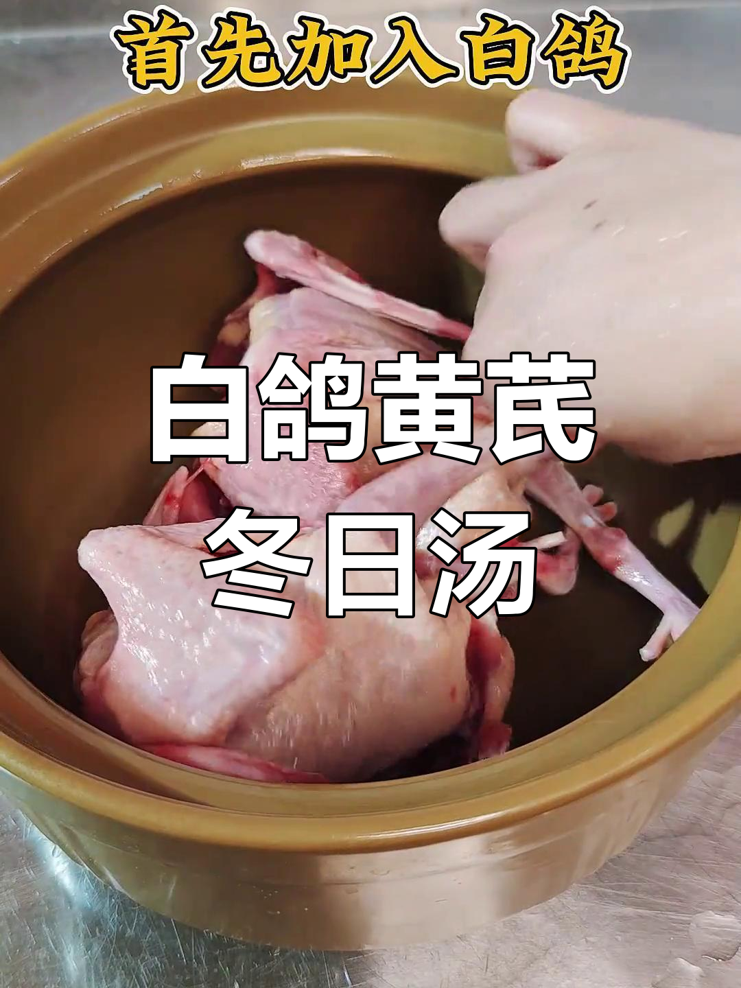 冬季暖胃汤,春砂仁鸽子黄芪羊肚菌