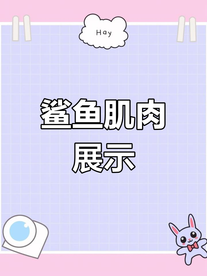 鲨鱼肌与腹肌的完美结合,男人健身新风潮