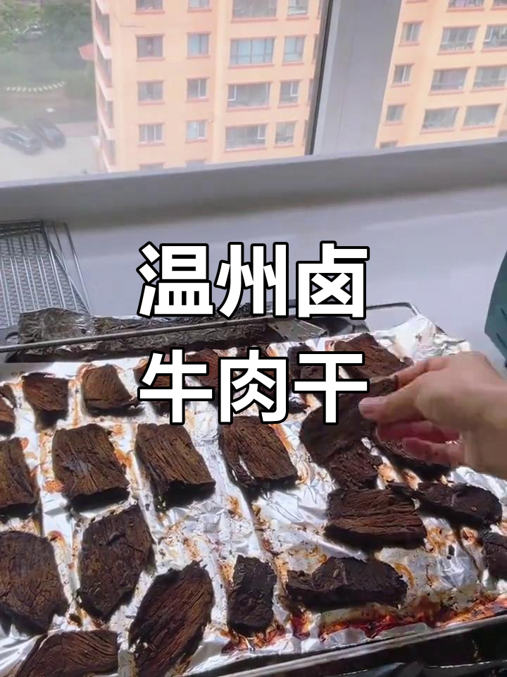 自制温州卤牛肉干,超好吃