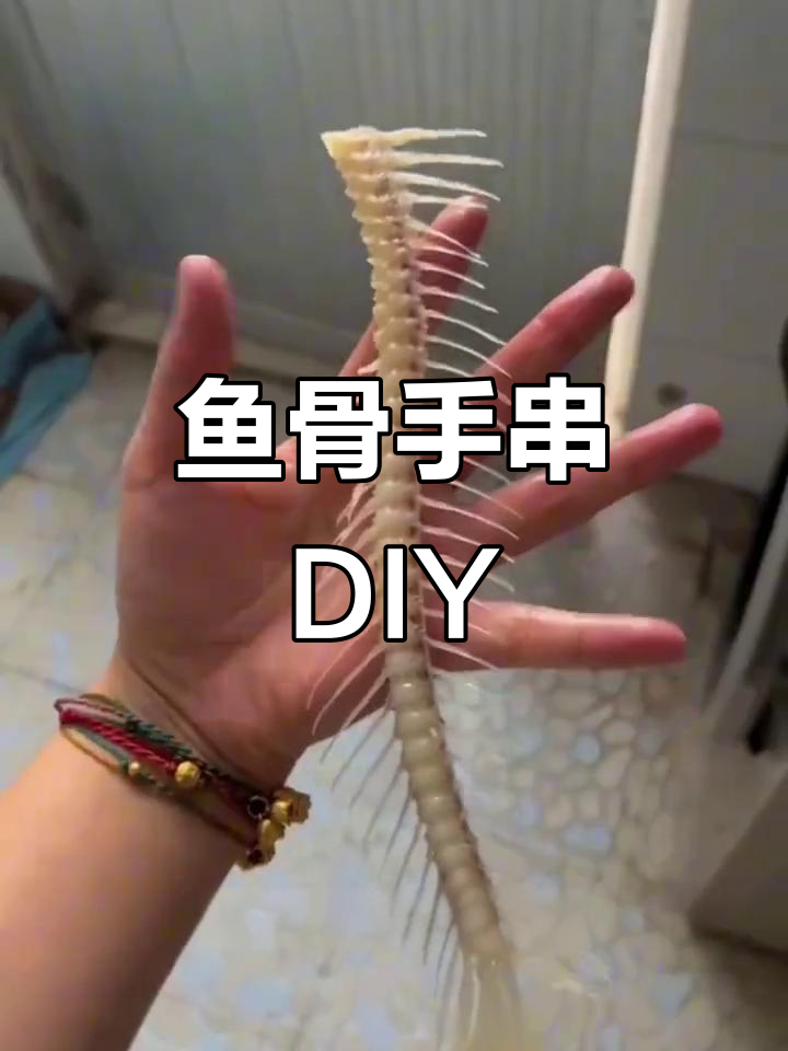 鱼骨头也能变手串,创意十足但有点“怪”