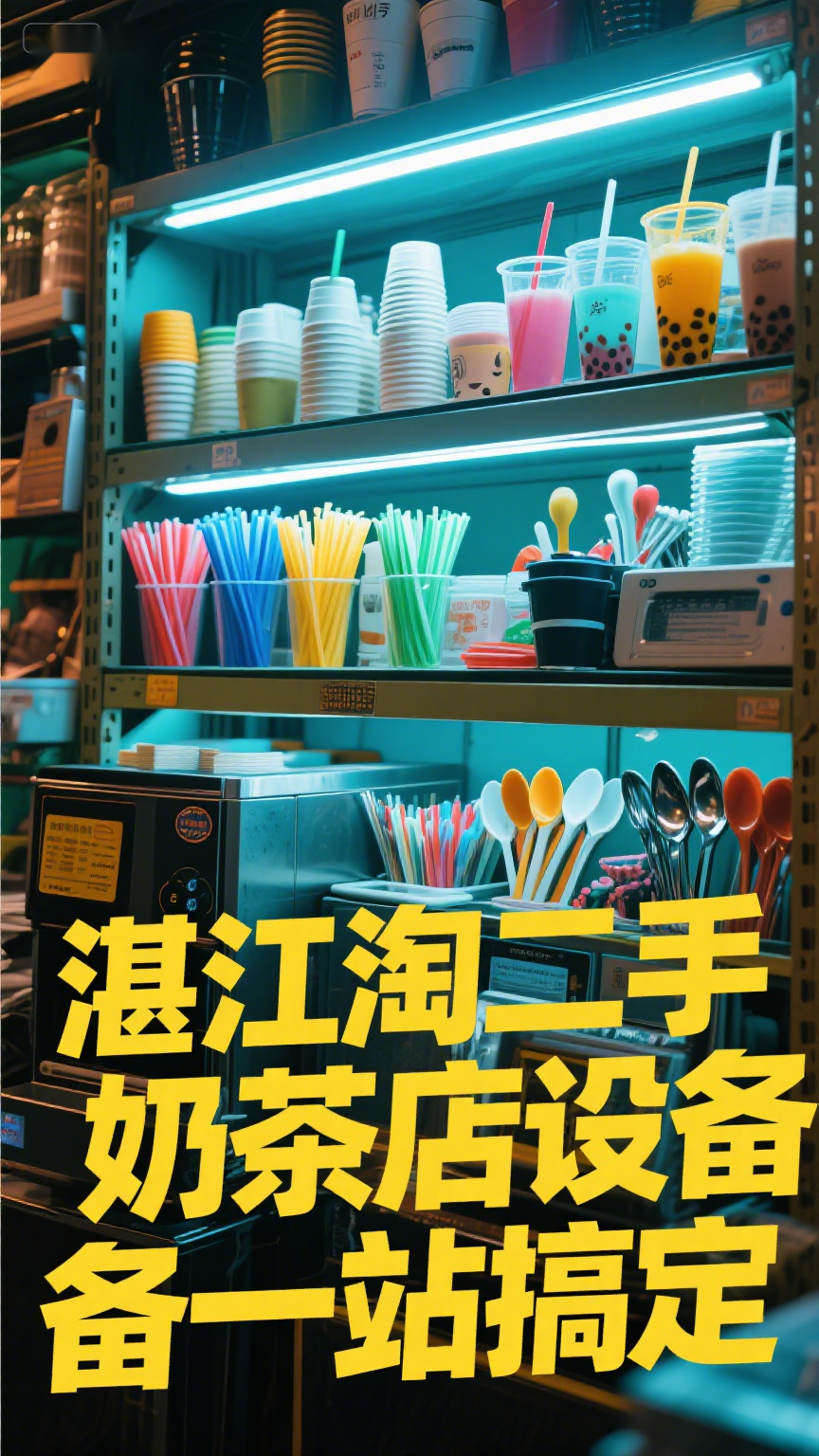 湛江淘二手，奶茶店设备一站搞定