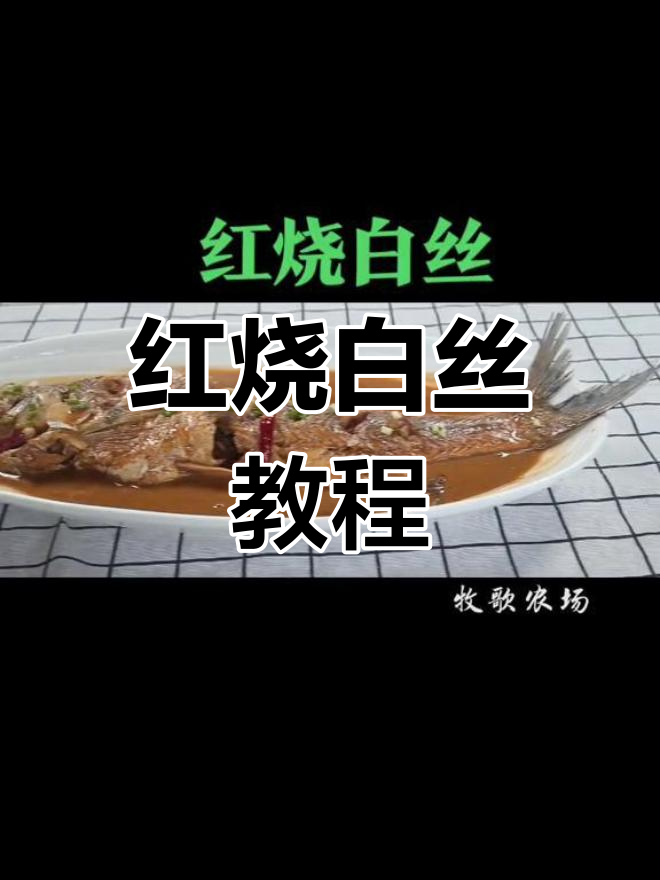 淮扬风味红烧白丝鱼,鲜美至极