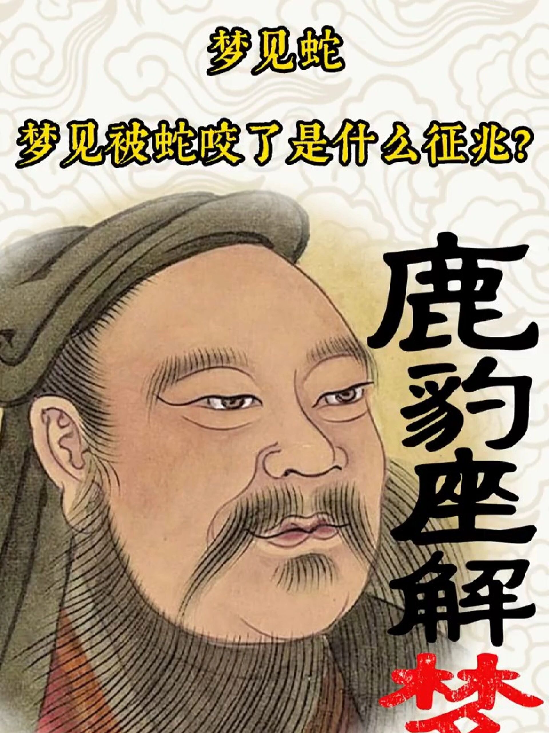 梦见蛇,梦见被蛇咬了是什么征兆?