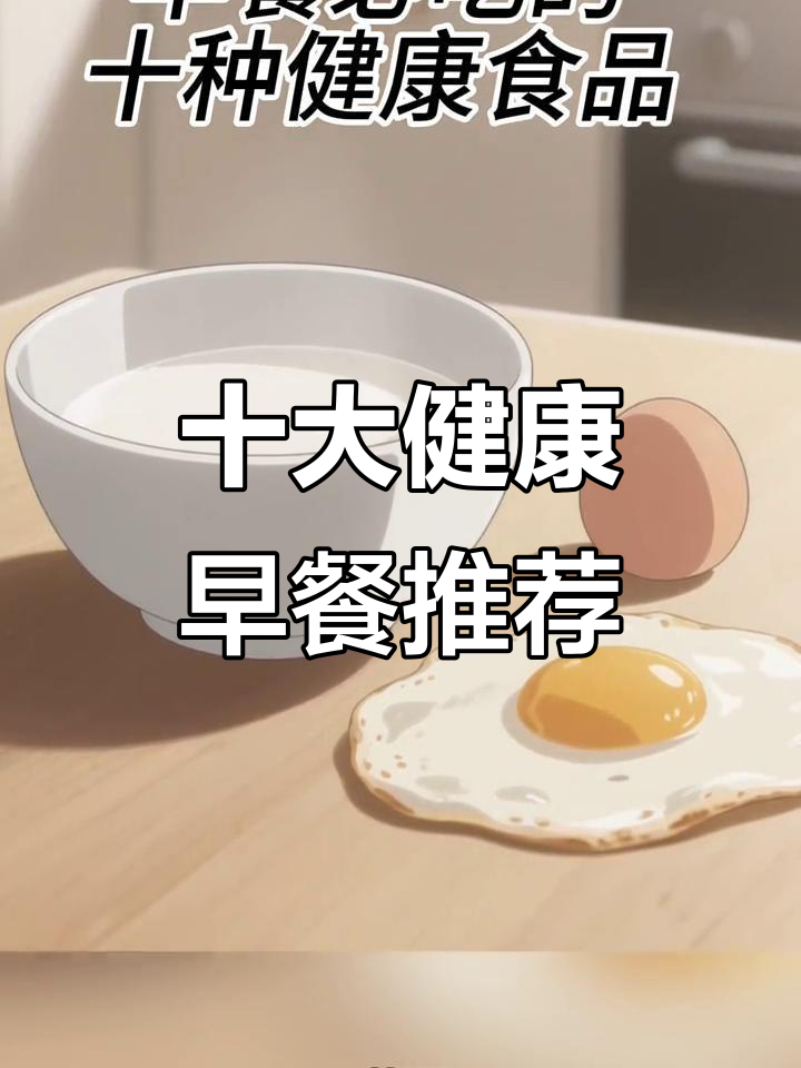 早餐必吃10种健康食物，营养满满不费力