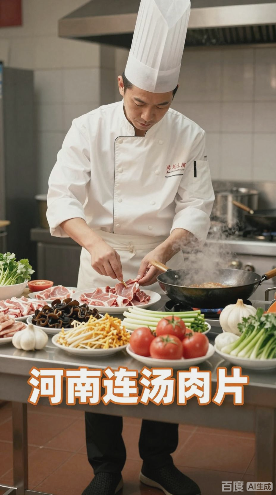 连汤肉片:河南特色美食制作