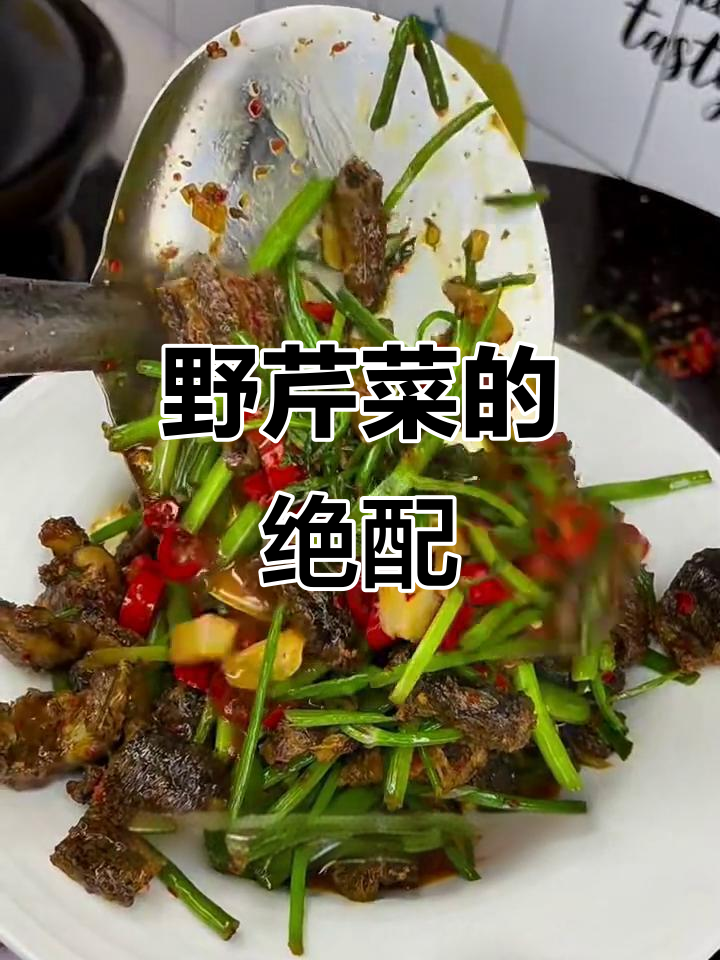江西特色野芹菜炒黄鳝,香辣下饭,米饭必备!