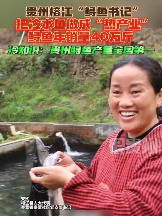 贵州榕江“鲟鱼书记”把冷水鱼做成“热产业”,鲟鱼年销量40万斤,冷知识:贵州鲟鱼产量全国第