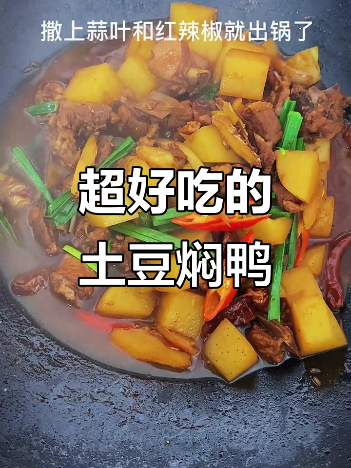 土豆焖鸭,麻辣鲜香吃到停不下来