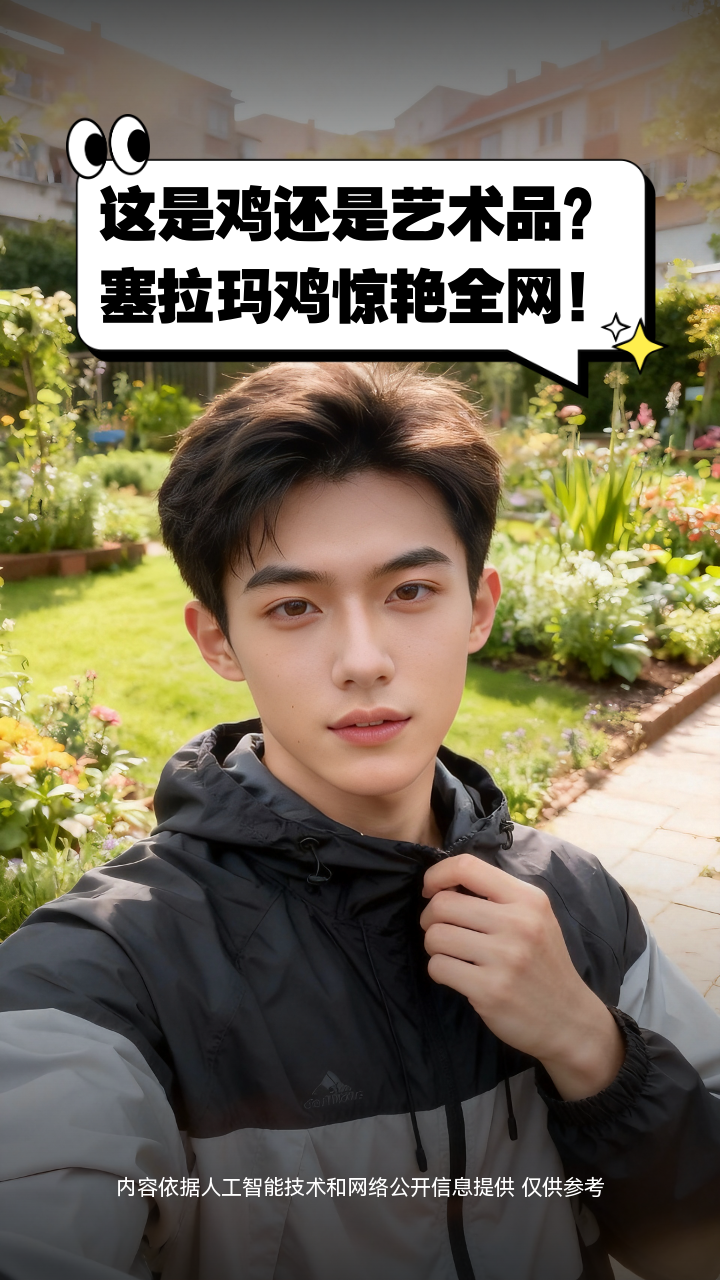 这是鸡还是艺术品？塞拉玛鸡惊艳全网！
