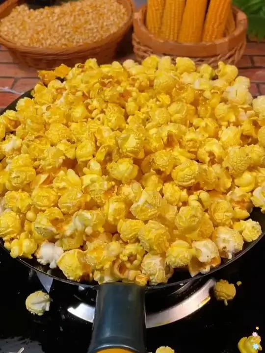 爆米花三合一爆米花专用玉米粒家用自做网红小零食奶油球形爆米花 奶香味的爆米花,在家也能做出