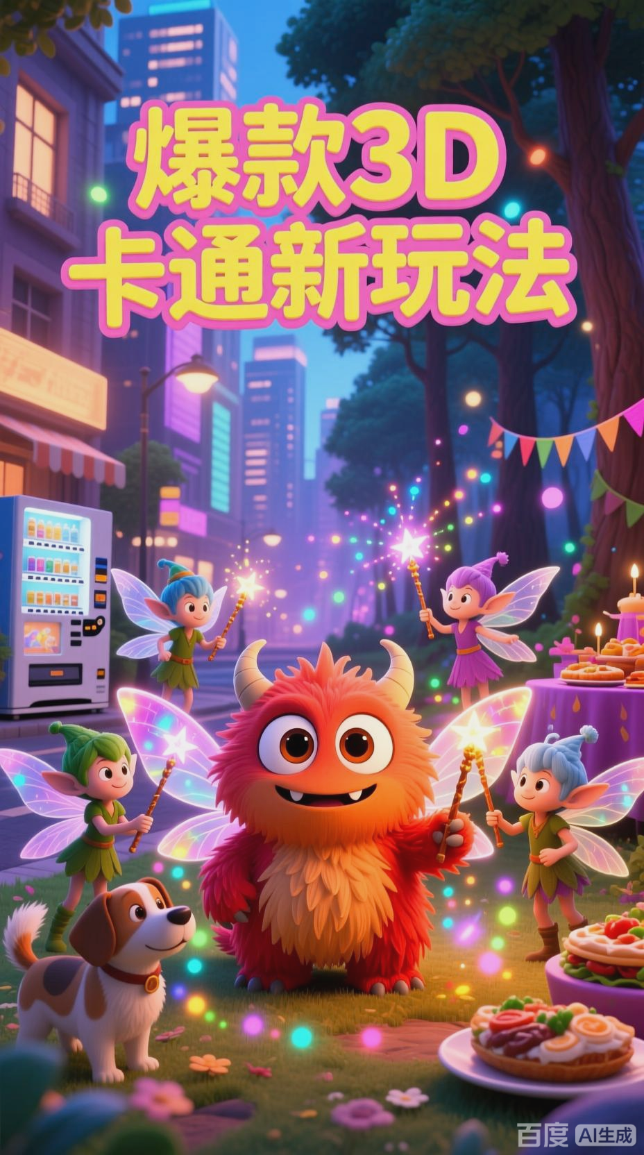 爆款3D卡通短视频