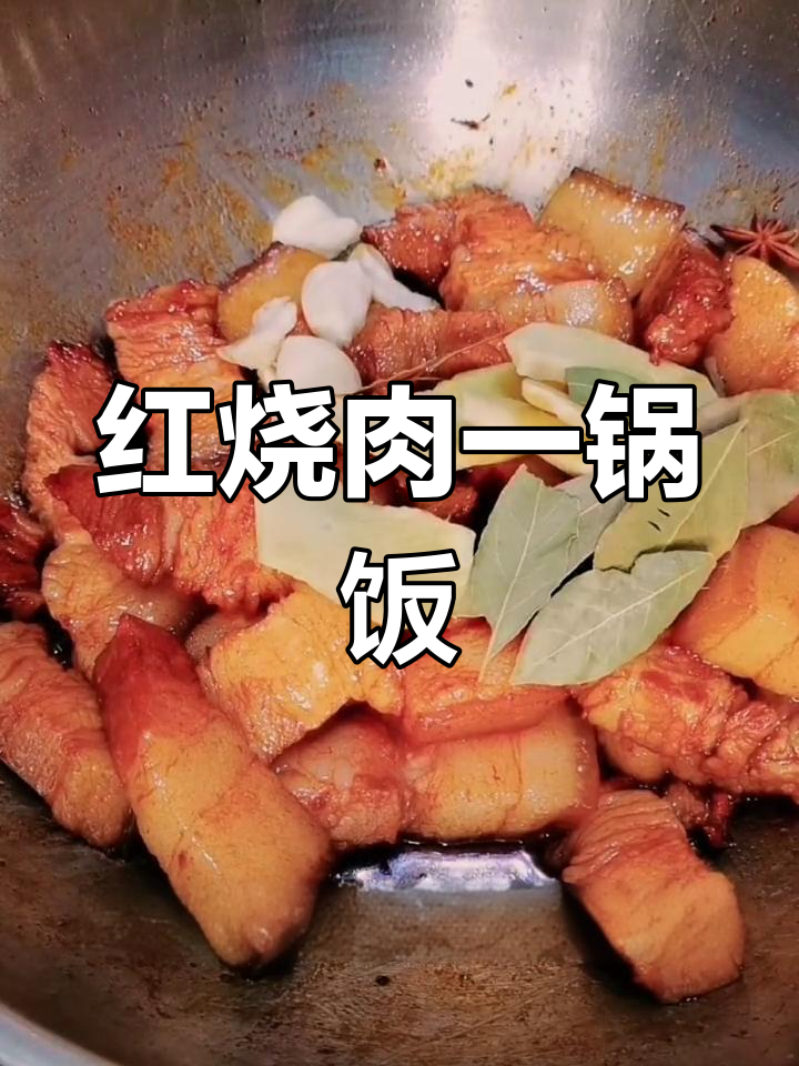 肥而不腻的红烧肉,配上一锅米饭才够吃