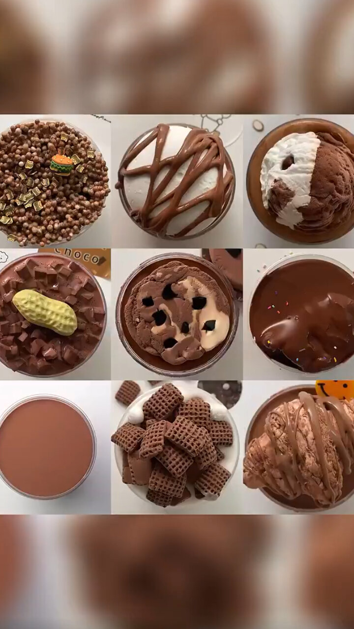九宫格巧克力素材玩泥,不喜勿喷