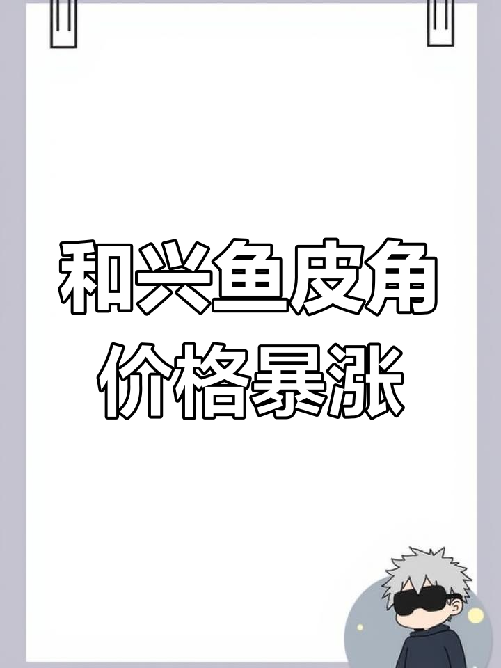 手工鱼皮角涨价潮