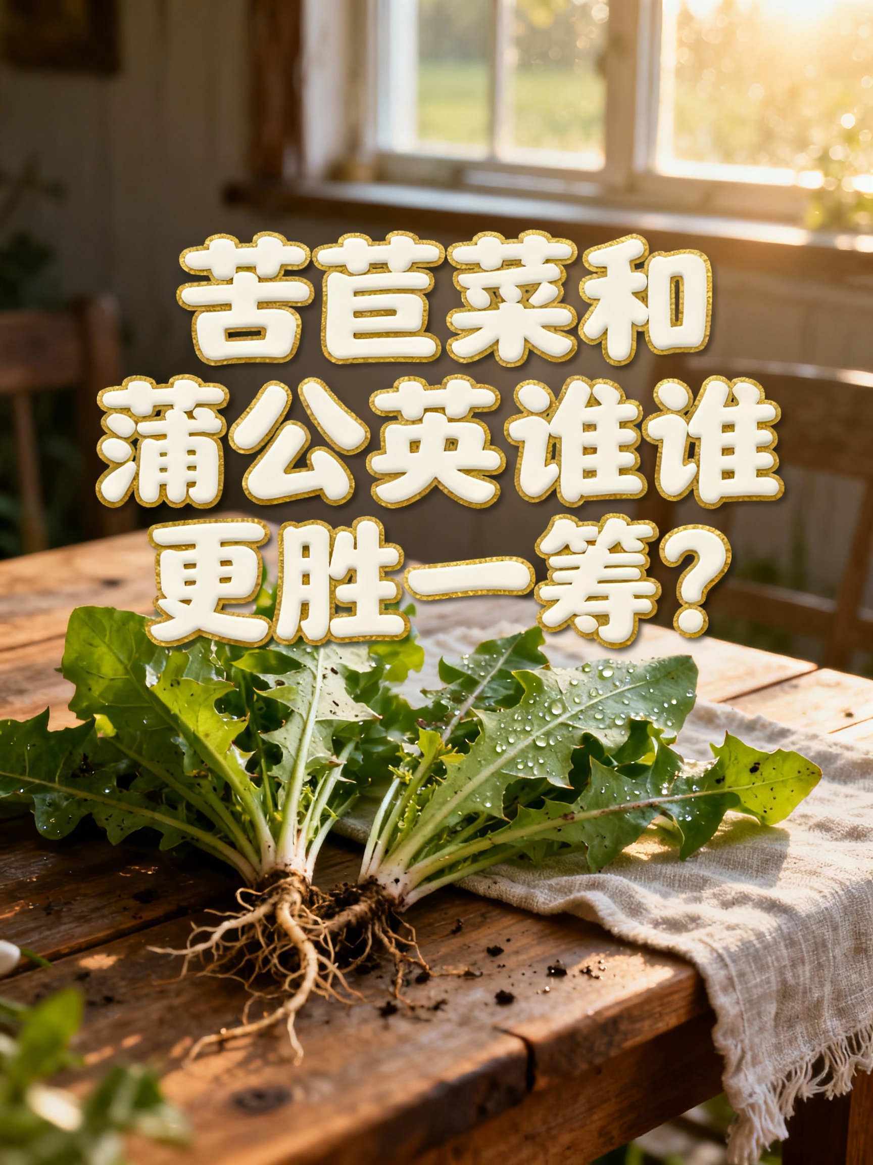 苦苣菜和蒲公英谁更胜一筹？