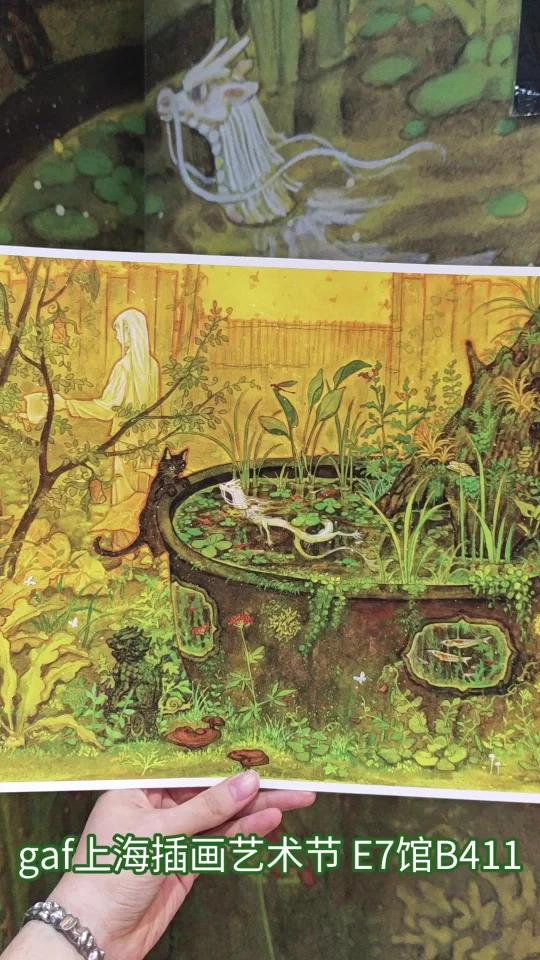 好消息:补货的小菜园复制画今天下午到了!