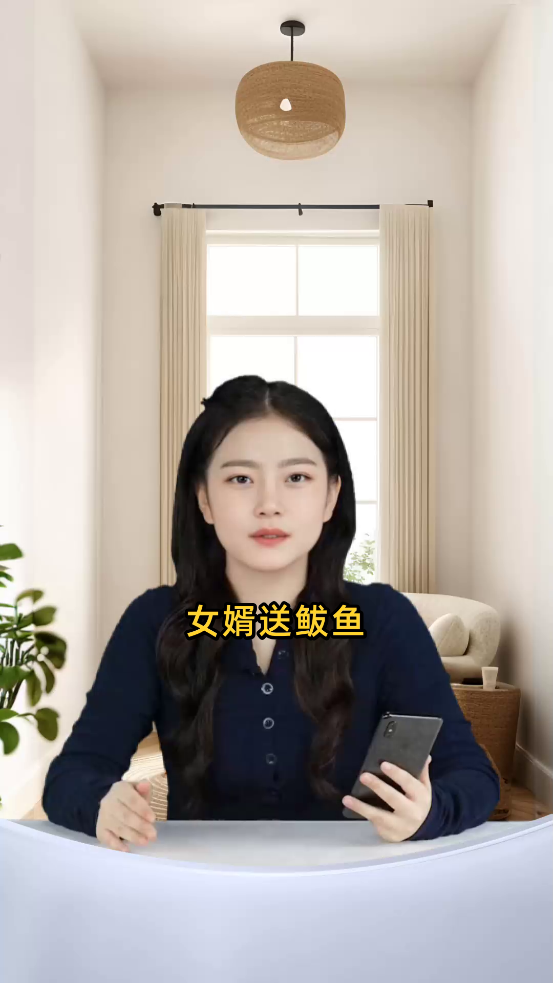 女婿送鲅鱼