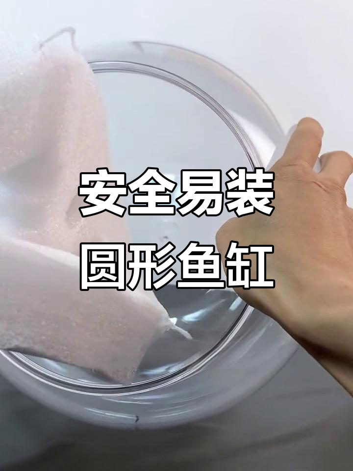 轻松安装圆形鱼缸，防摔设计让水质更清澈