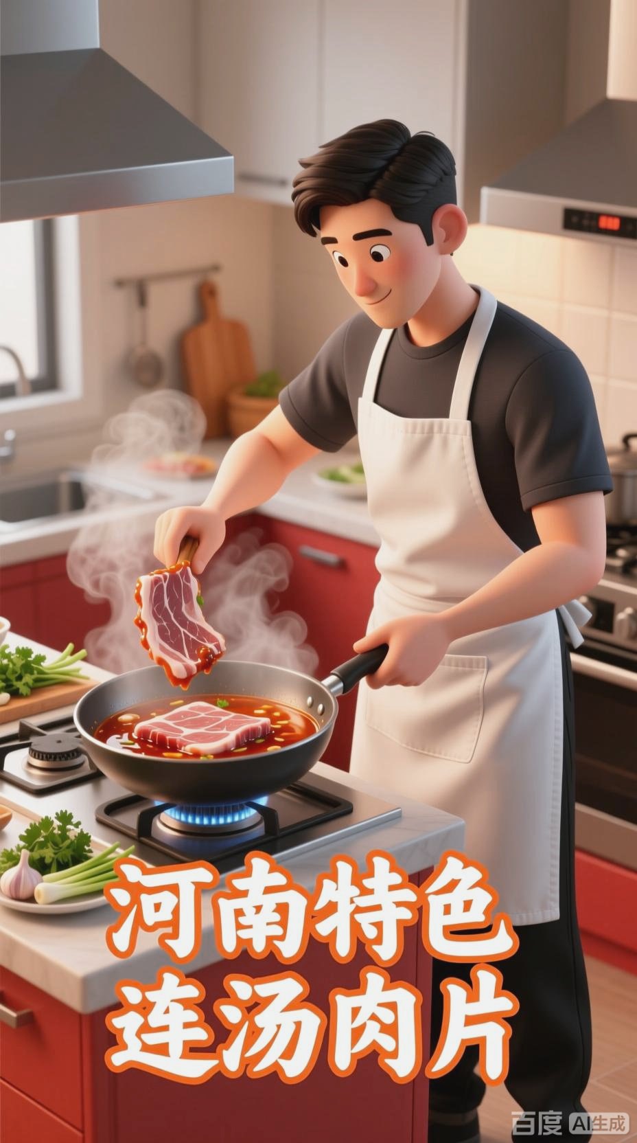 连汤肉片:河南特色美食制作