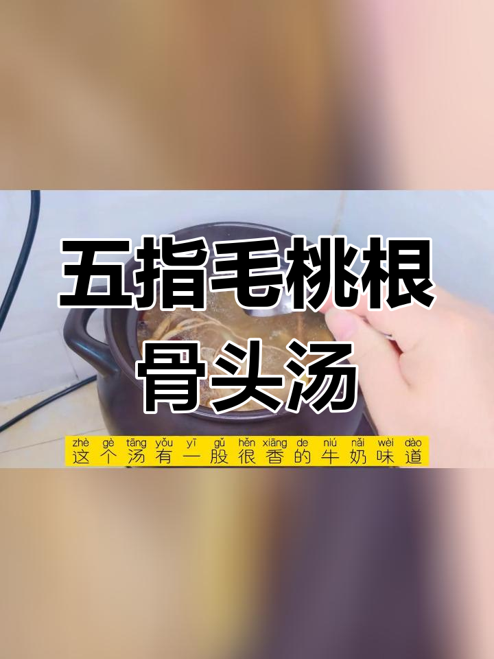 五指毛桃根炖鸡汤,滋补养生汤的做法