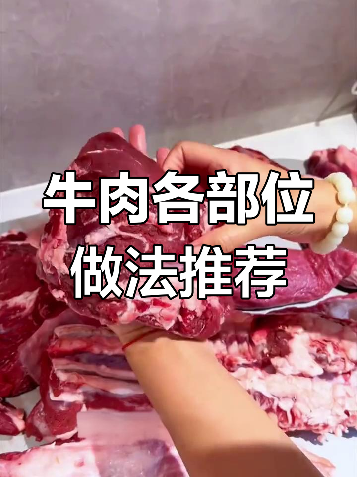 牛肉常见部位解析,如何挑选最适合的做法