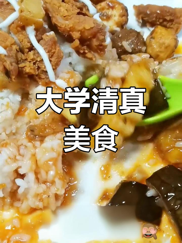 清真食堂帅哥多,鸡排饭好吃到炸