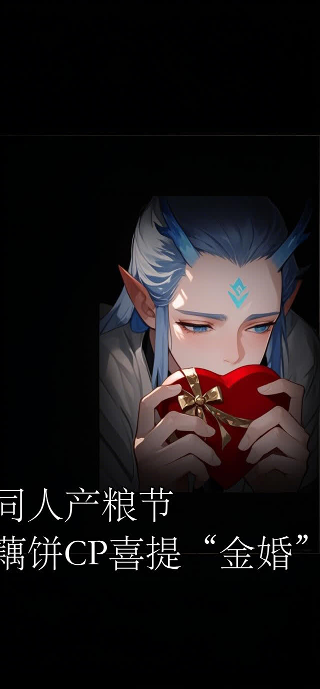 同人产粮节,藕饼CP喜提“金婚”