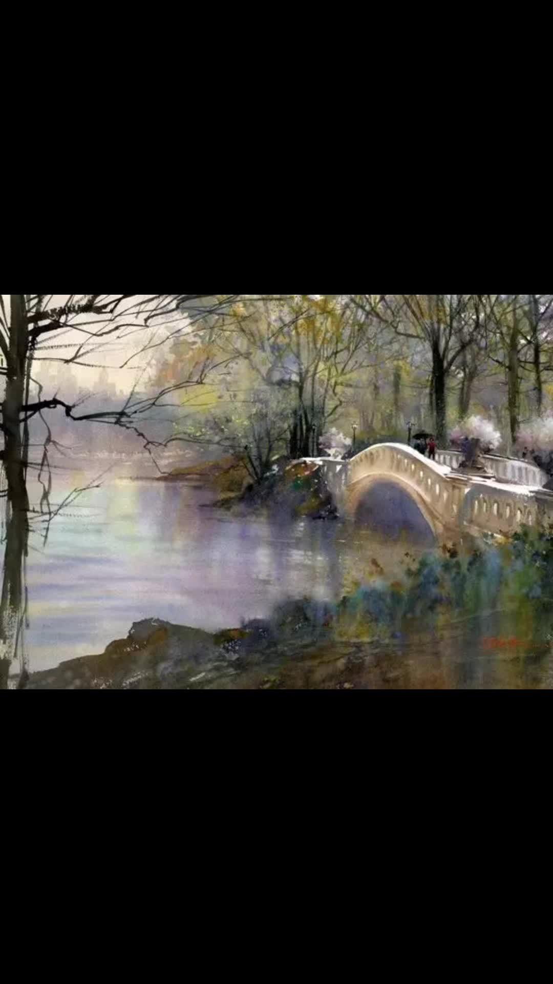 美国艺术大师托马斯·夏勒笔下令人惊叹的建筑水彩画艺术作品欣赏!