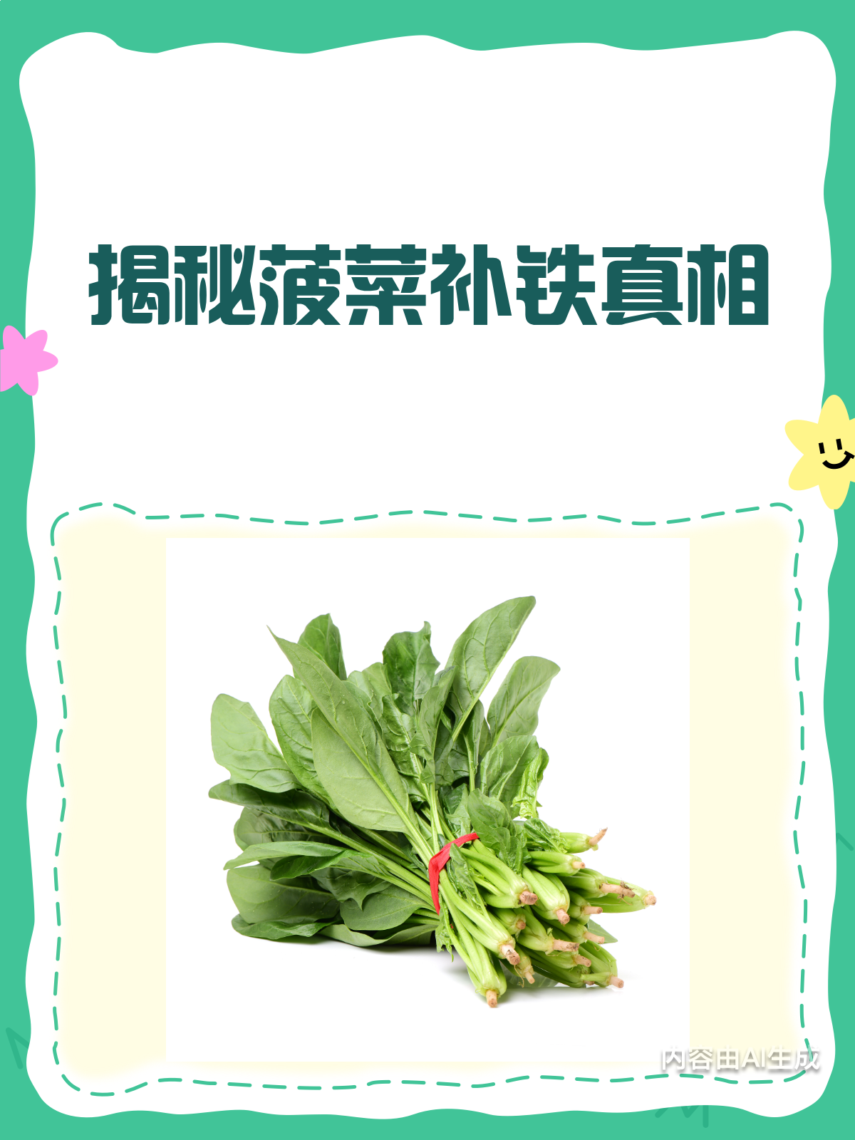 菠菜补铁效果差?真相原来是这样!