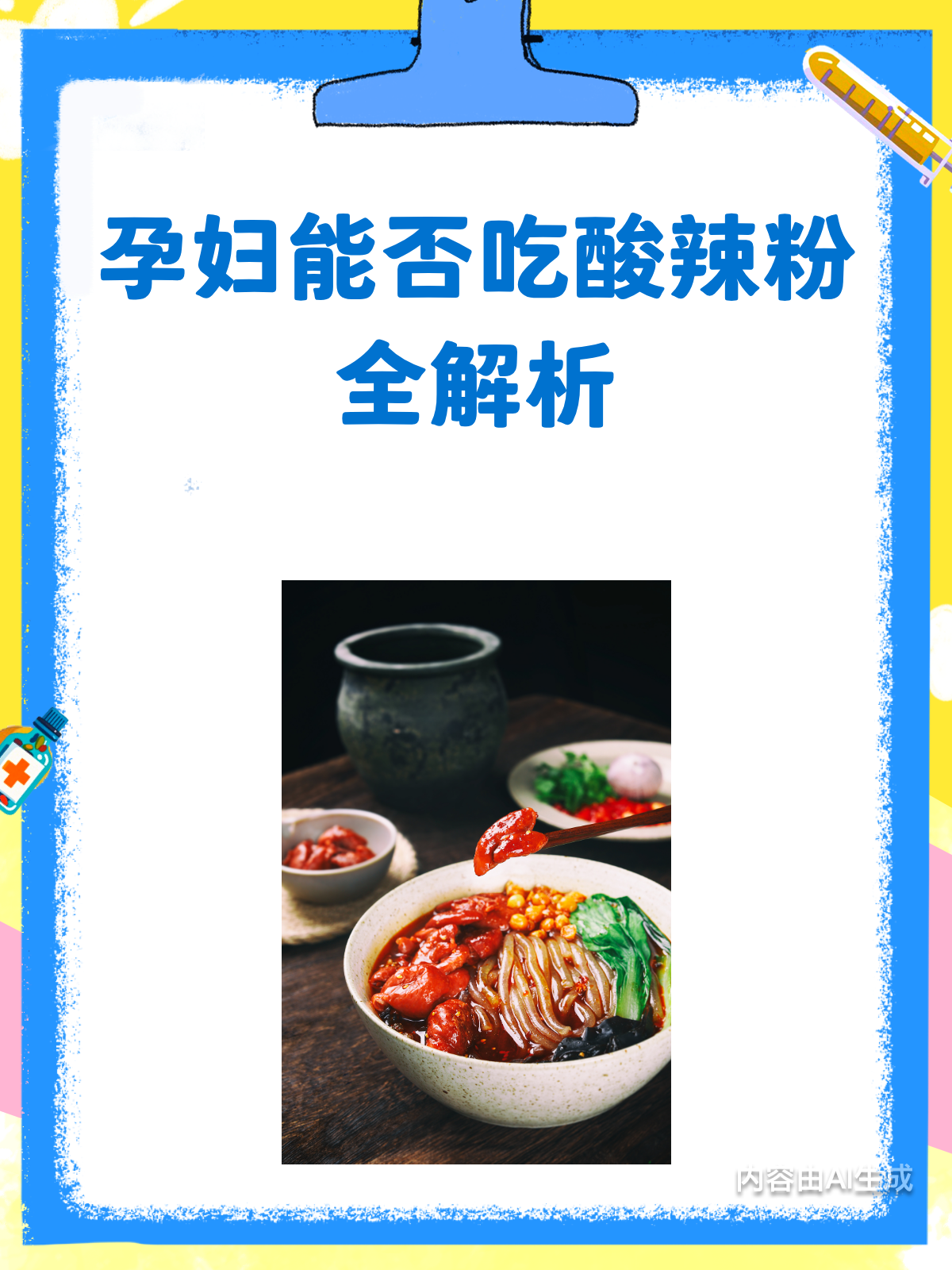 孕妇能不能吃酸辣粉?看完这篇就懂了!