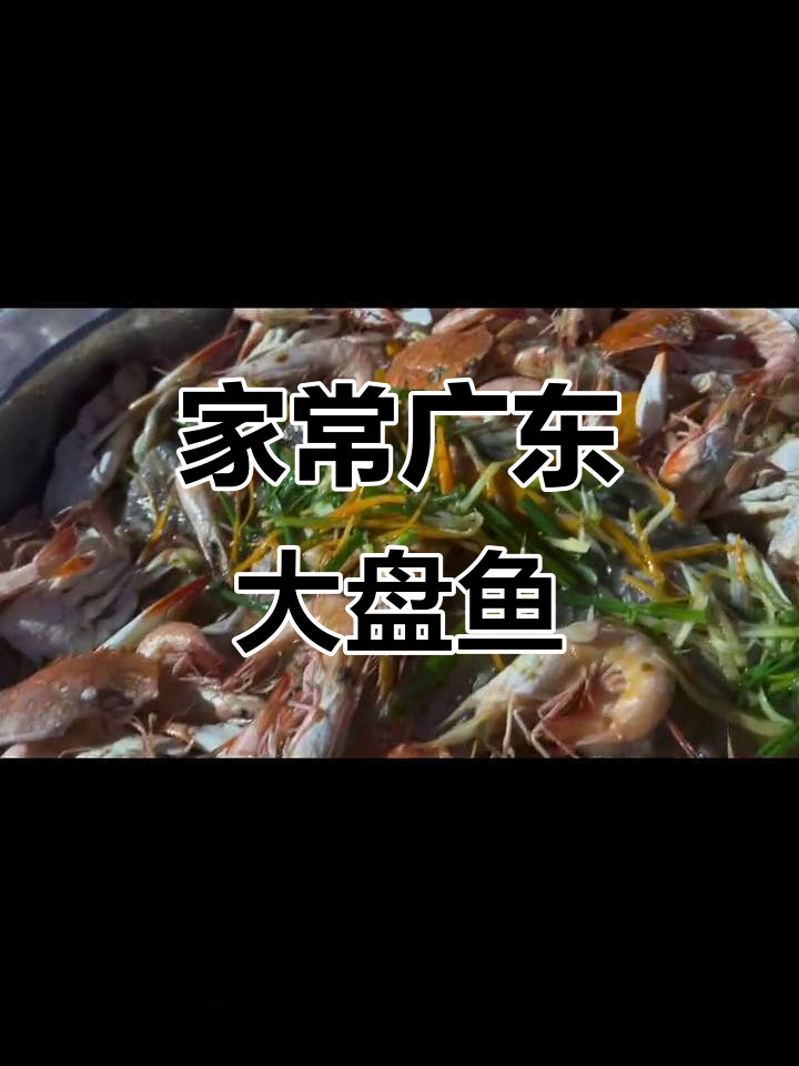 广东大盘鱼家常做法,鲜香四溢让人无法抗拒