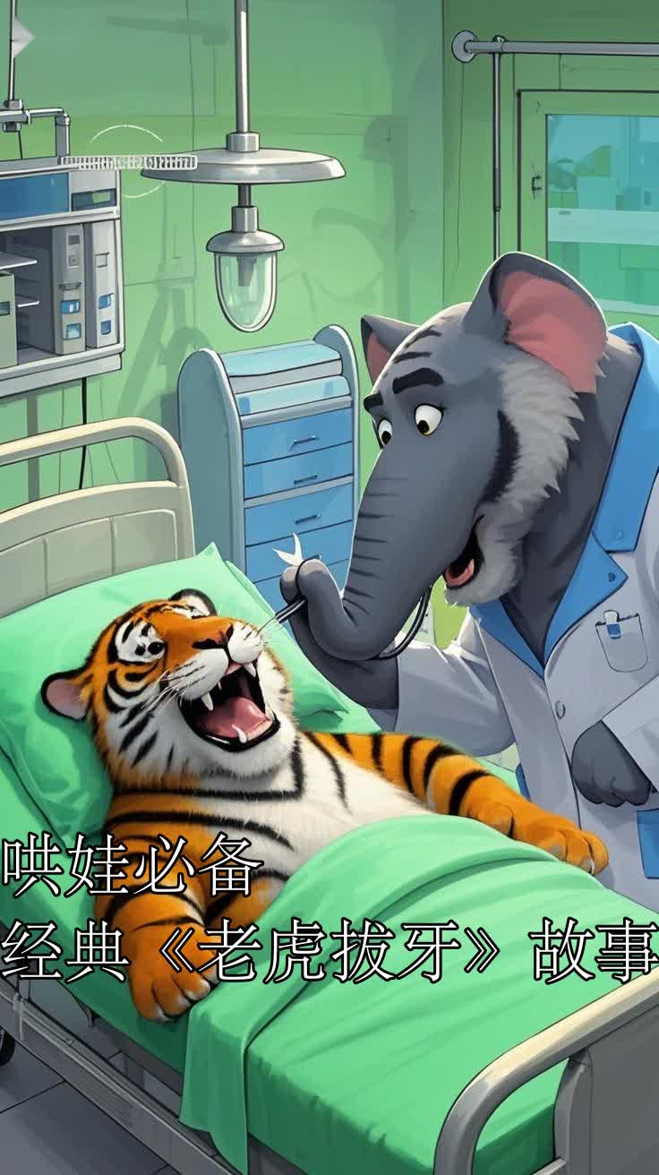 哄娃必备经典《老虎拔牙》故事