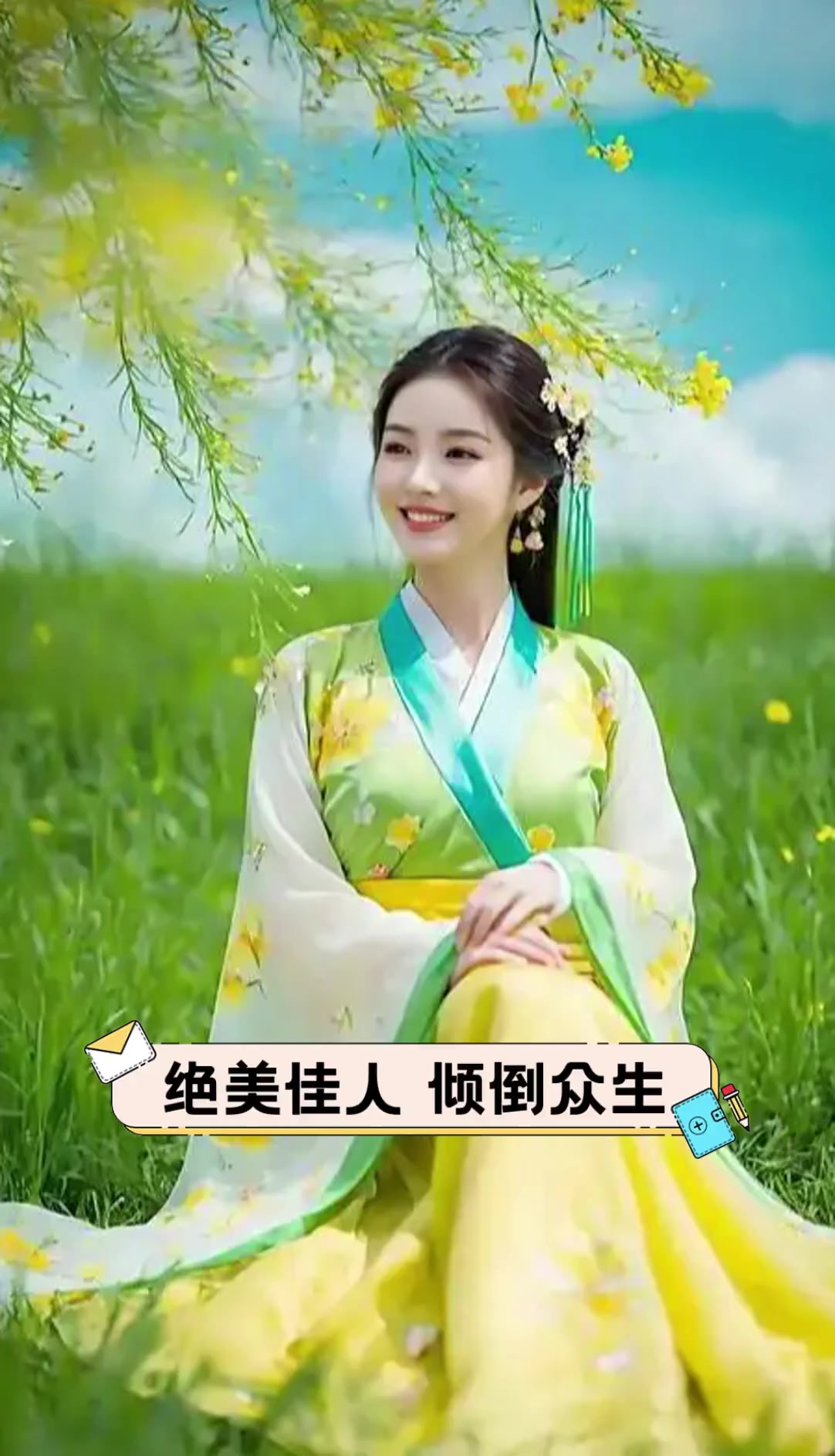 绝美佳人,倾倒众生