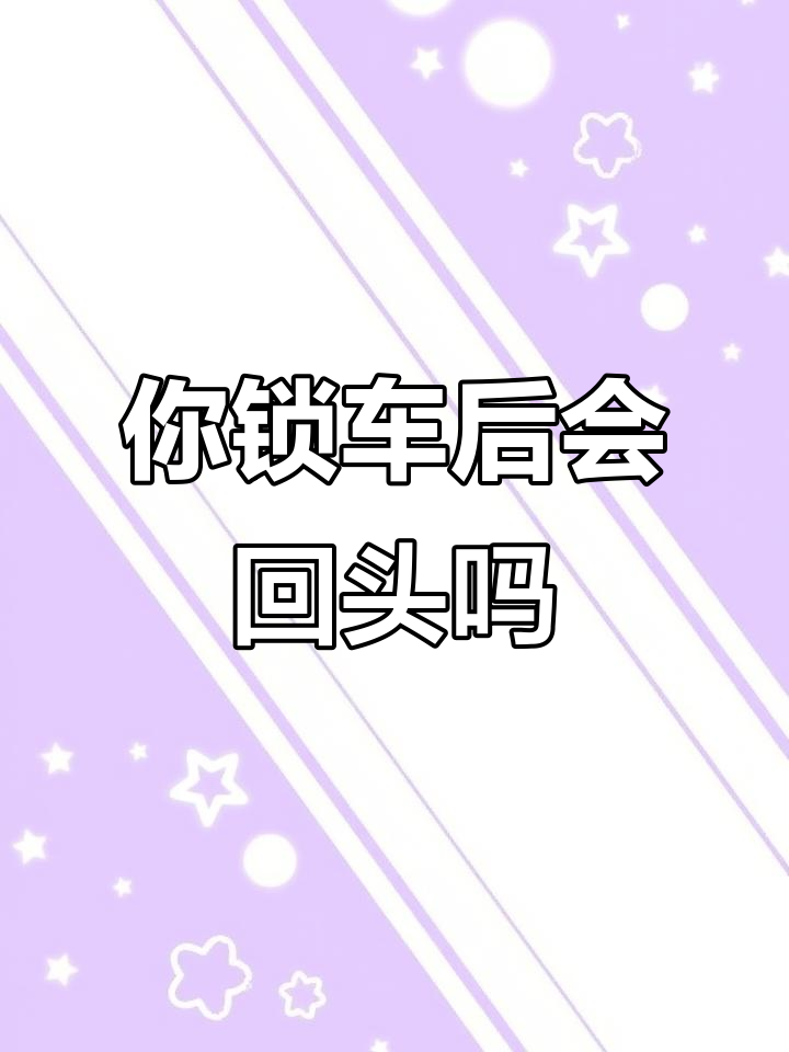 锁车后你会回头看吗?面包车的改装乐趣