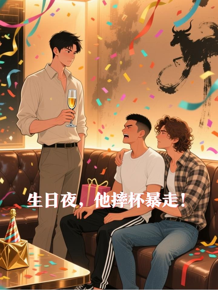 生日派对上好友亲亲,他暴走后才发现是场惊喜!