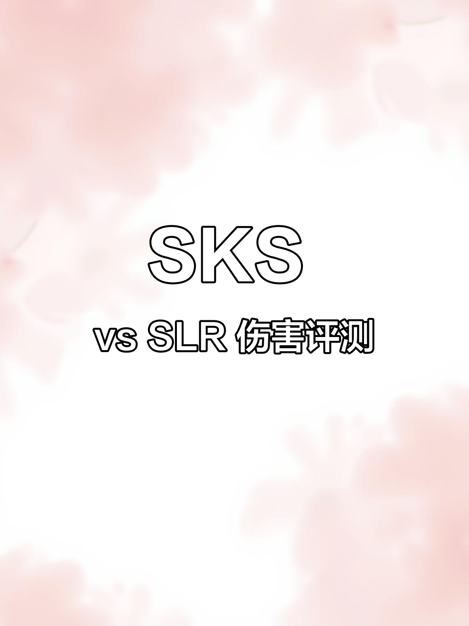 SKS与SLR狙击步枪伤害对比,哪款更胜一筹?
