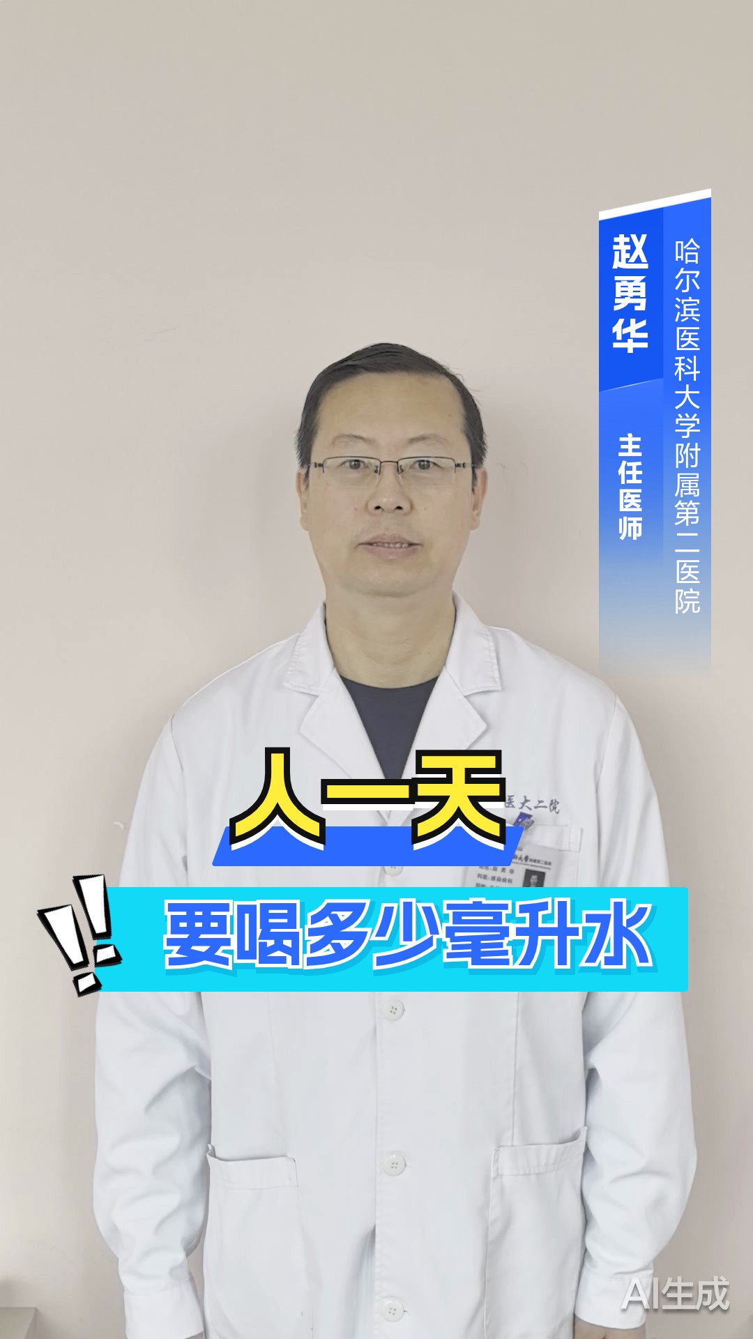 人一天要喝多少毫升水