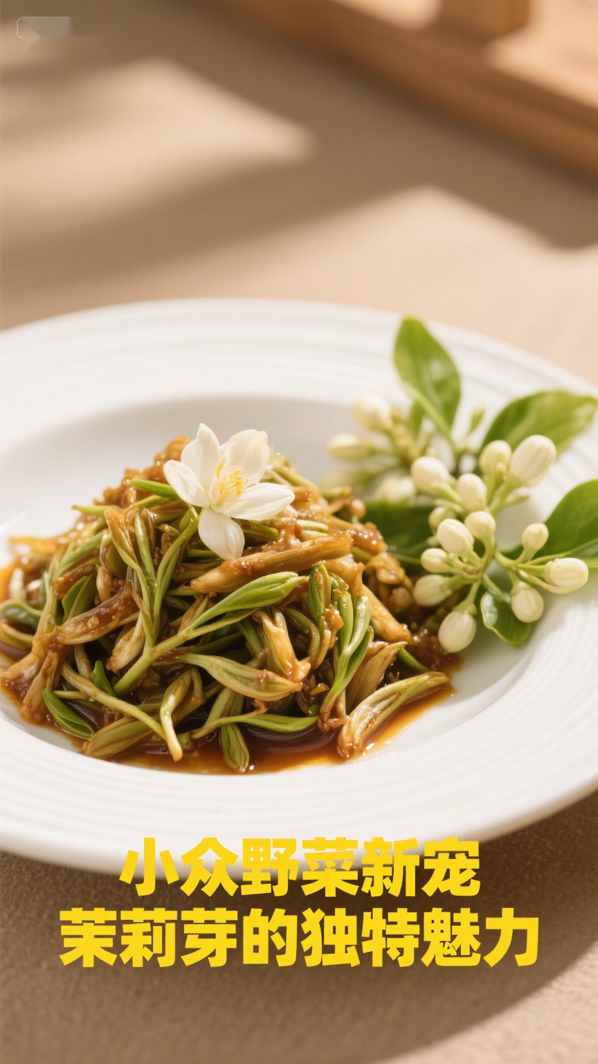 小众野菜新宠茉莉芽的独特魅力