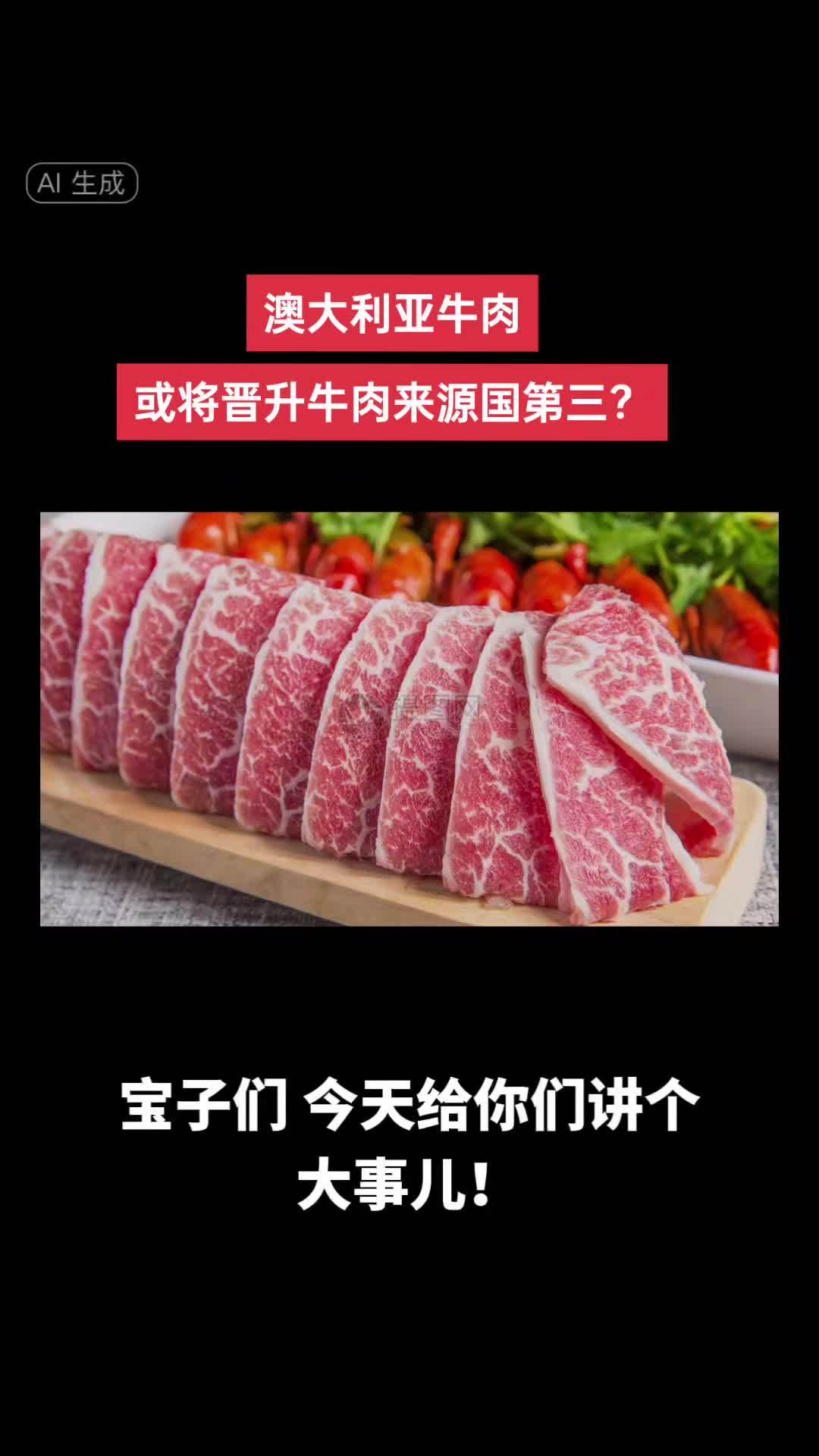 澳大利亚牛肉或将晋升牛肉来源国第三?澳大利亚牛肉 澳大利亚牛百叶