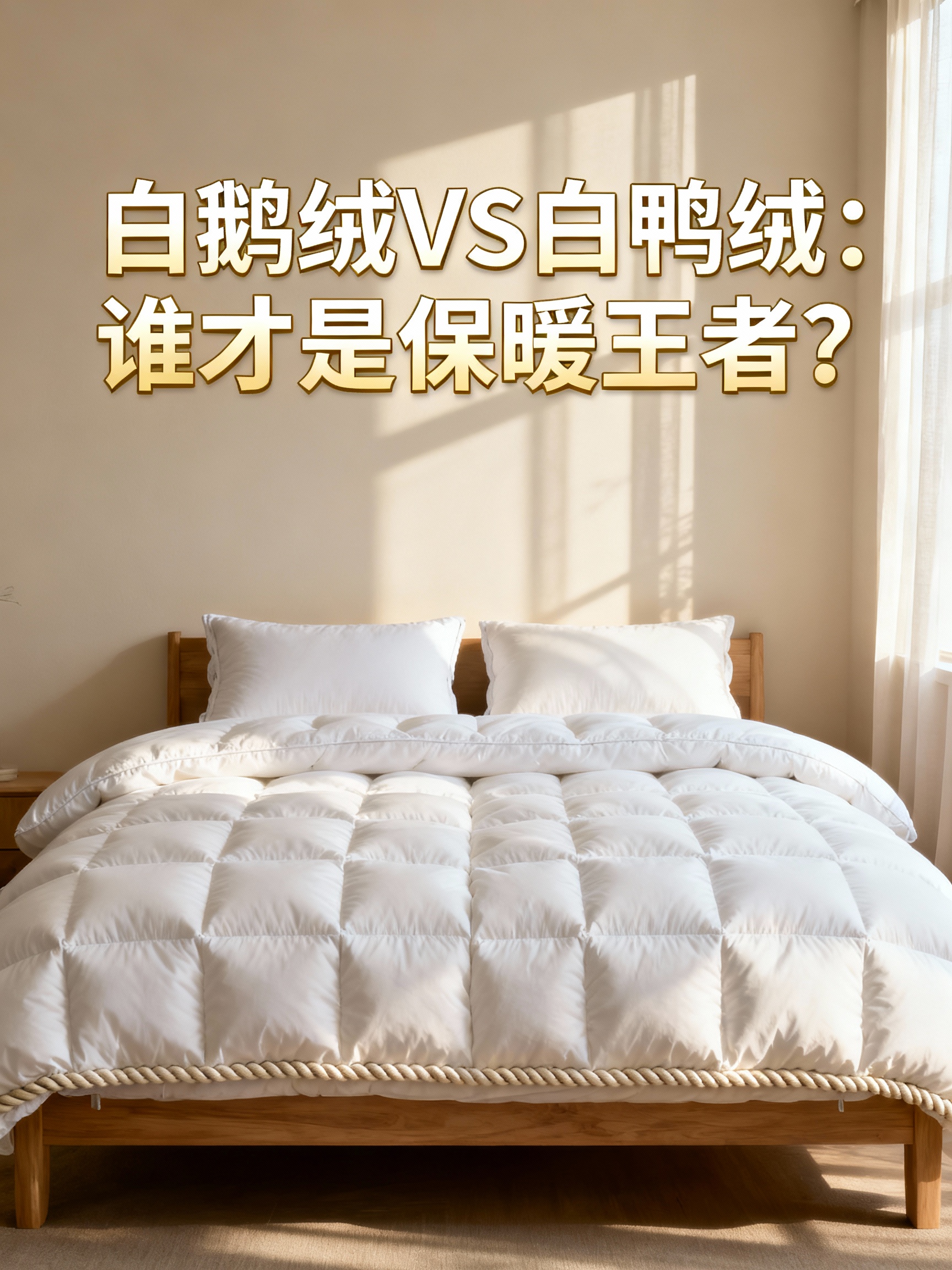 白鹅绒VS白鸭绒:谁才是保暖王者?