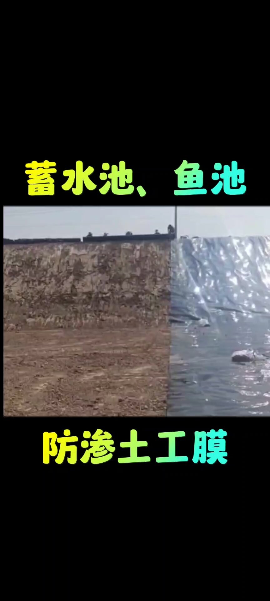 蓄水池鱼池专用防渗膜土工膜水泥毯