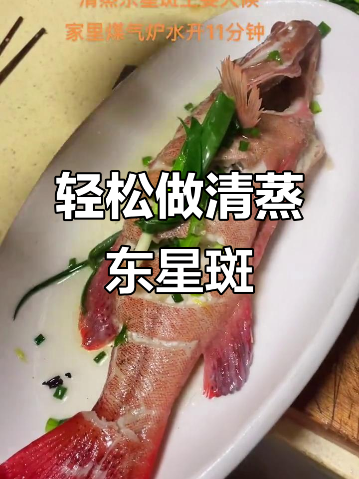 清蒸东星斑,鲜美又简单!