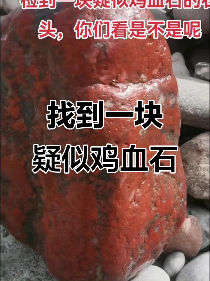 青海大山发现疑似鸡血石,兄弟送给我这块石头