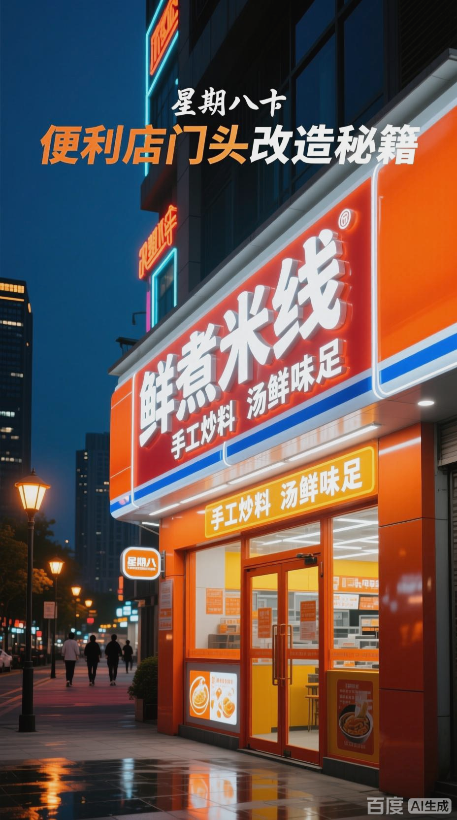 温馨醒目,社区便利店新风貌