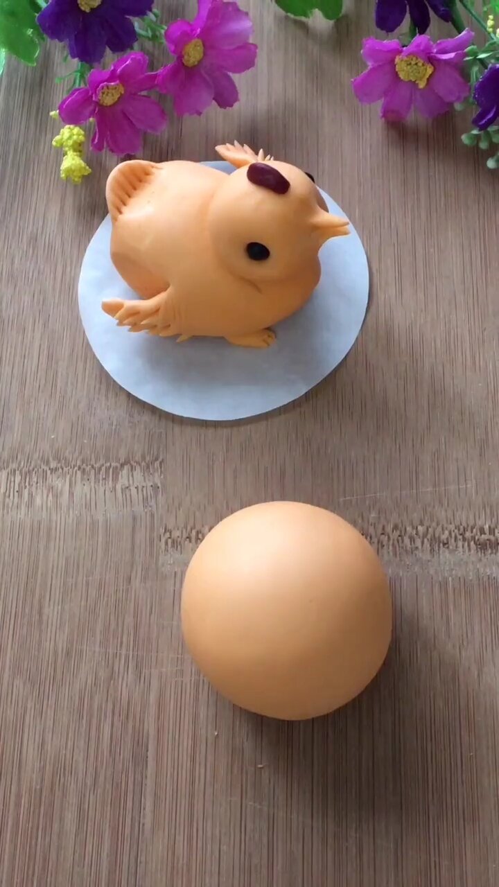 花样面食教程 小鸡造型