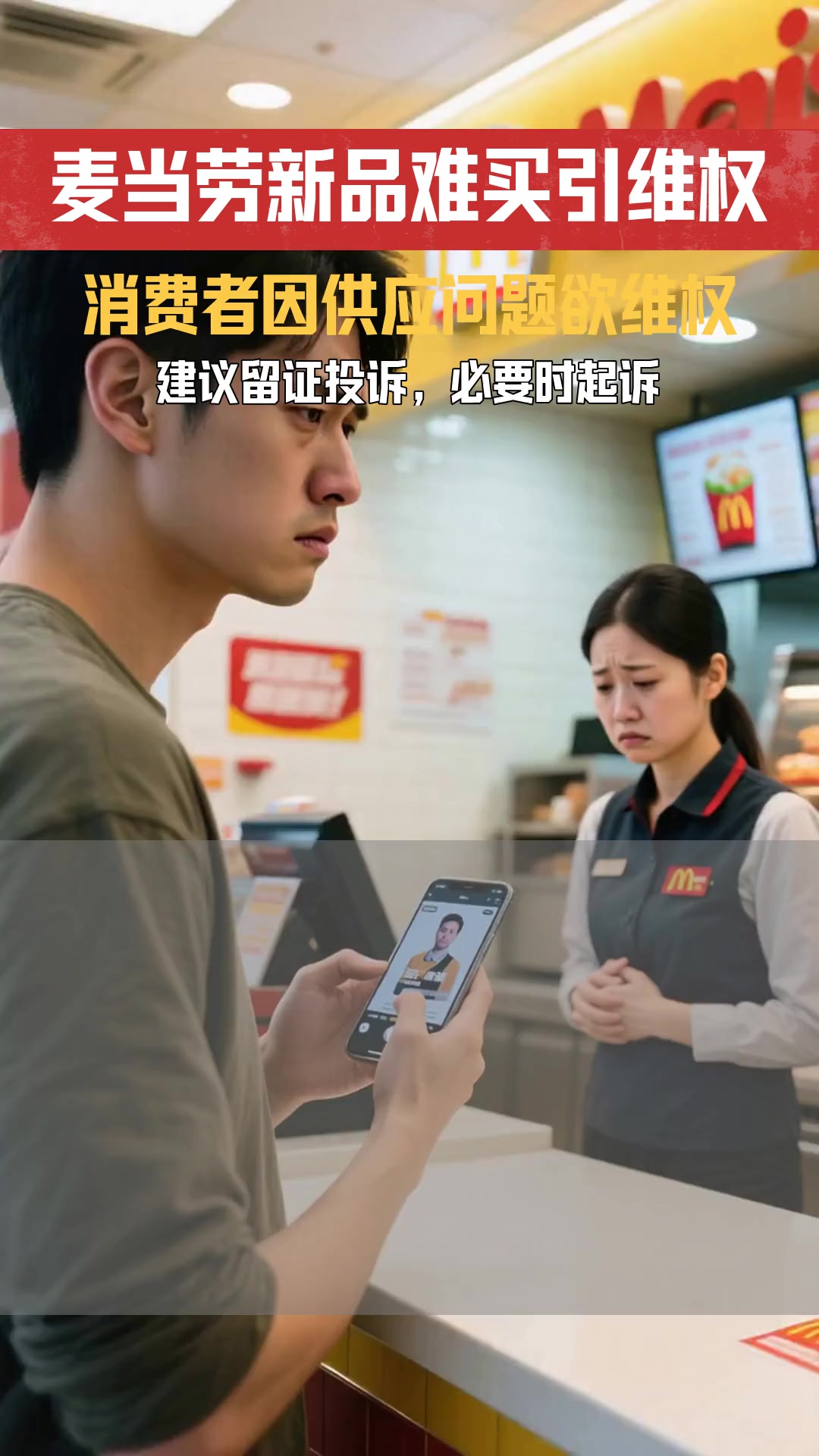 麦当劳枫糖厚松饼堡限时供应 消费者因供应问题维权是否有法律依据
