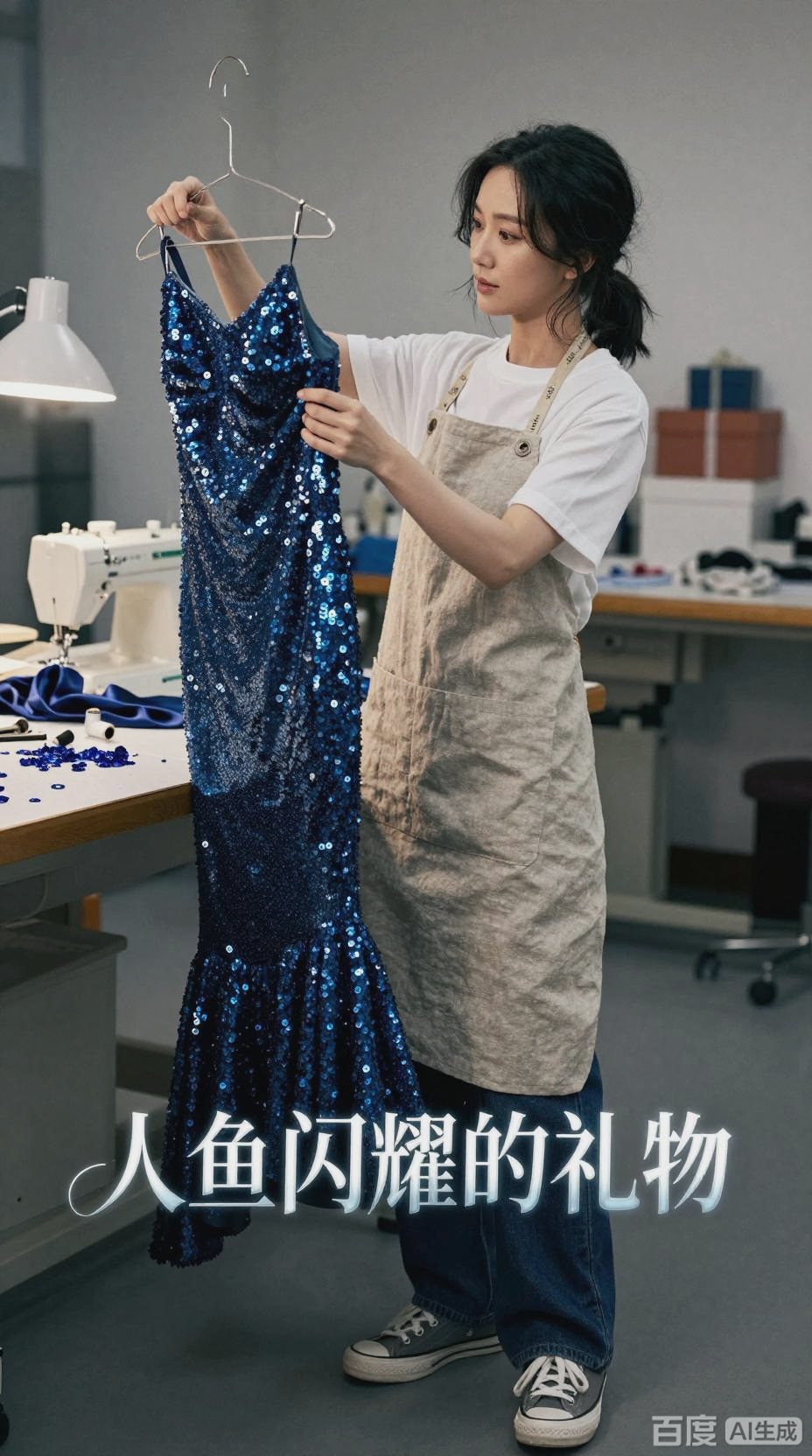 专属设计师的闪耀鱼尾裙