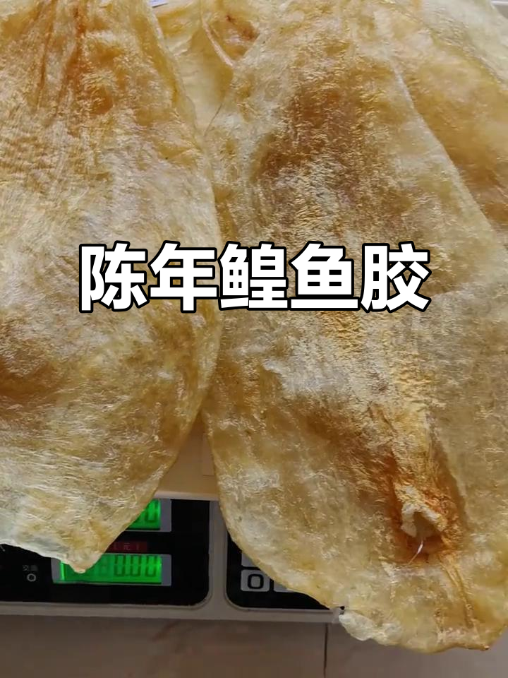 四年陈鳇鱼胶,自然黄光透亮,滋补养颜,秋季必备佳品